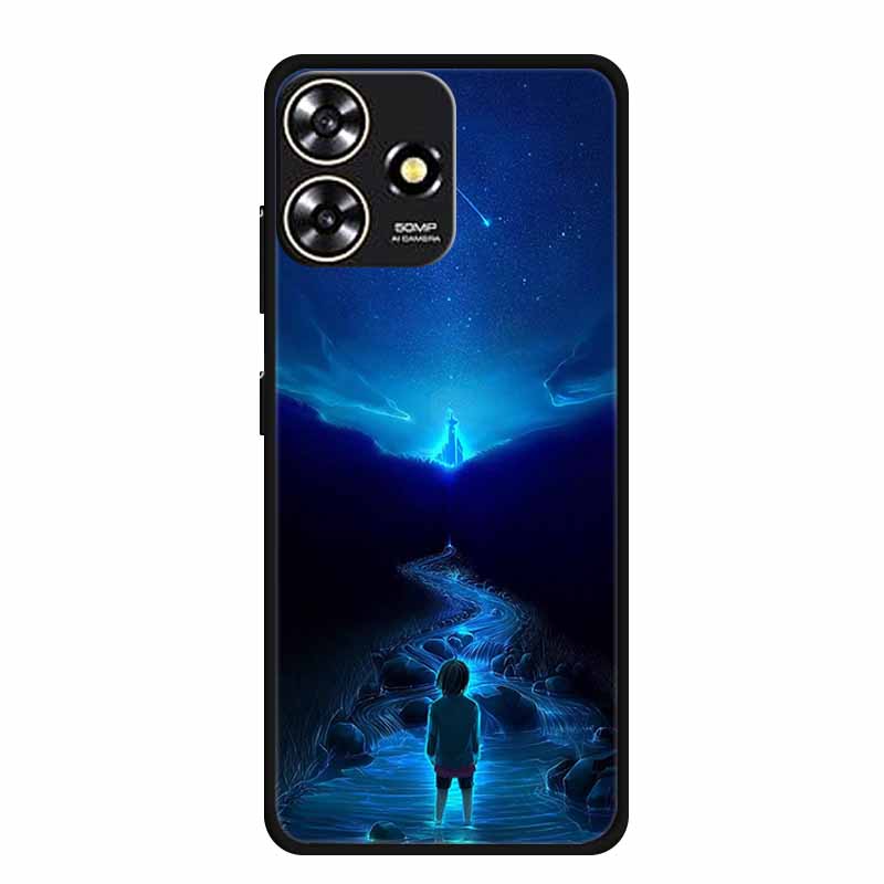 Для ZTE Blade V50 Умные Чехлы Ударопрочный ТПУ Мягкий Силикон Для ZTE Blade V50 Дизайн 4G / A73 4G / Axon 50 Lite Защитные Чехлы