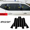 Car Exterior Pillar Posts for Nissan Qashqai J11 2016 2017 2018 2019 2020 2021 2022 Window Door Moulding Trim Cover Stickers