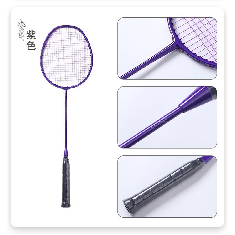 Ultra Lightweight Carbon Fiber Badminton Racket 4U Low Drag High Elasticity Beginners