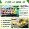 Duck Holder For Jeep Wrangler,Metal Rubber Ducks Holder For Jeep Dash,Magnetic Duck Plugs For Dash Decorations,Adjustable Duck Mount For Jeep