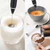 Electric Milk Frother USB Rechargeable Handheld Foam Maker for Coffee Latte Stainless Steel Egg Whisk for Paint Powder