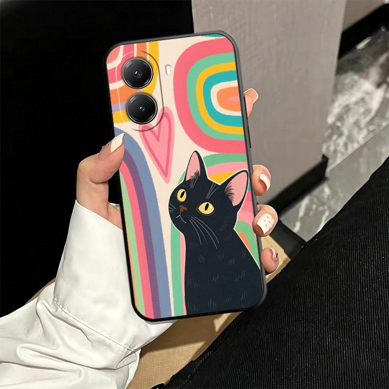 Cat Cute Kitten Cartoon Soft Phone Case for Xiaomi Poco X5 X6 X7 X8 Pro Max X3 F7 F8 Ultra M8 M7 M6 M5 Redmi 15 15C 14C 13C 12C