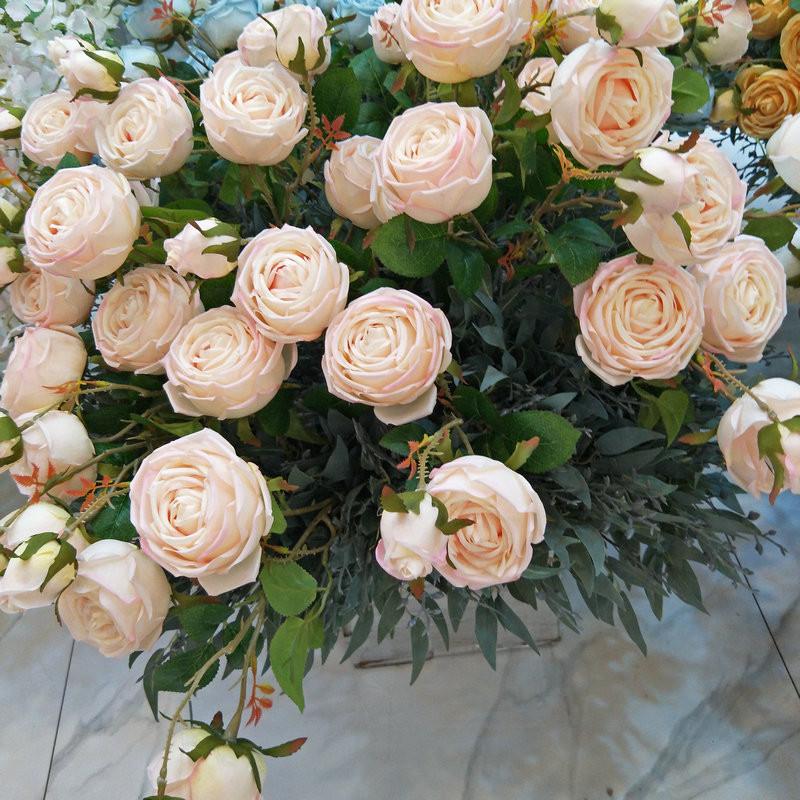 Elegant Artificial Silk Rose Bouquet For Home And Event Decoration