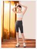 Mid waist compression and hip lifting cycling pants