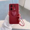 Силиконовый чехол Note13 Love Heart Lanyard для Xiaomi Redmi Note 13 Pro 4g 5g 13pro 12 12pro Plus 12s 10s 11s 9 8 Camera Cover 13c