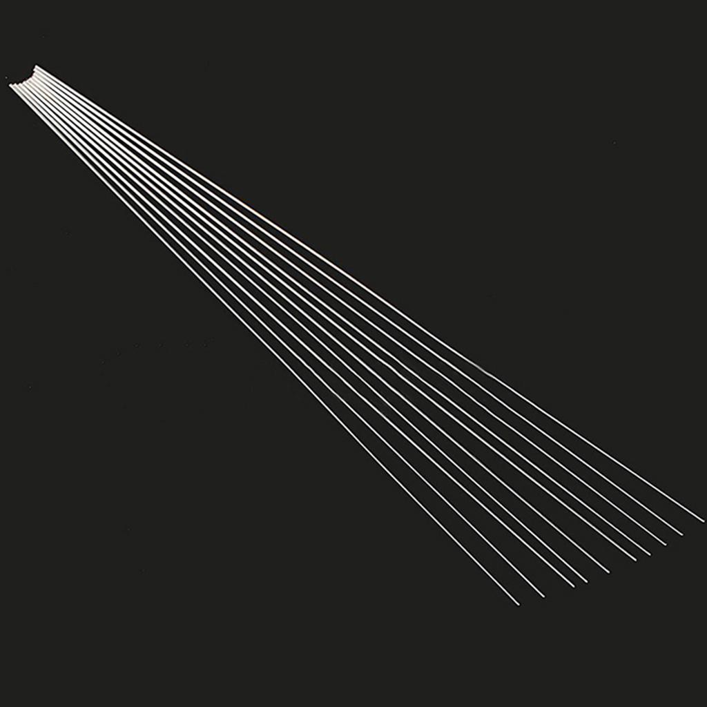 10pcs 1.6*330mm Aluminum Alloy Silver TIG Filler Rods Welding Brazing Wire Tool