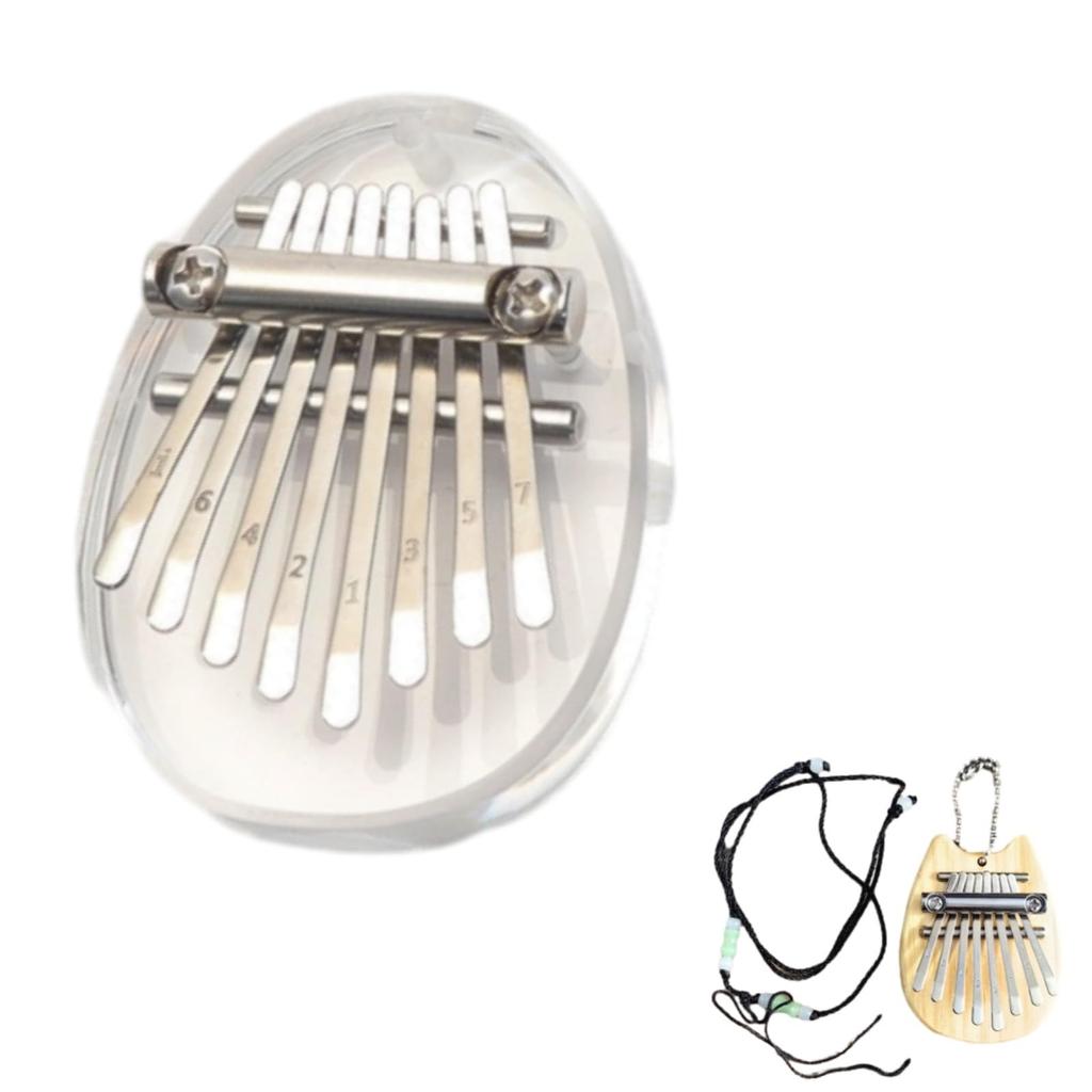 8 Key Portable Mini Wood Kalimba High Quality Exquisite Finger Thumb Piano Marimba Musical Good Accessories Pendant Gift