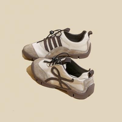 Обувь Dexun женская 2025 осень новая ретро пэчворк кулиска повседневная обувь Форрест Гамп студенческий стиль удобные кроссовки для бега