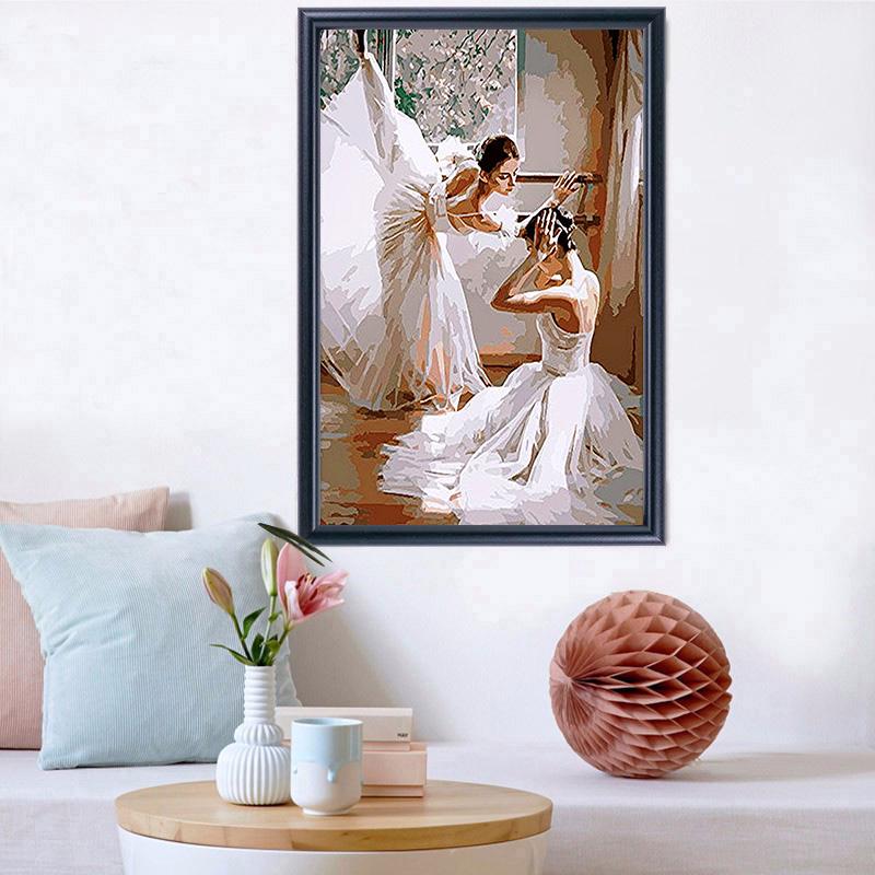 DIY Алмазная вышивка Балет Красота Алмазная картина Портрет Вышивка крестом Горный хрусталь Алмазная мозаика Декор