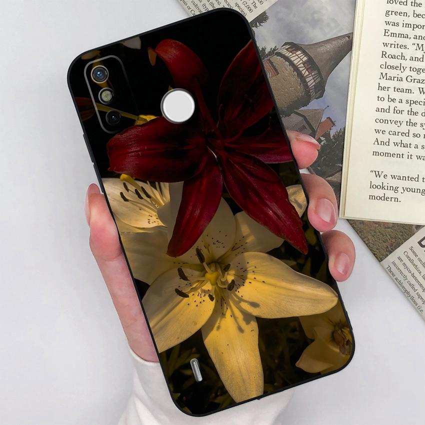 Для Tecno Spark GO 2023 2022 2021 2020 2 3 Camon 12 15 Air Pro Pop 7 Чехол для телефона Милые мультяшные животные Матовые силиконовые задние крышки Для Tecno Накладка