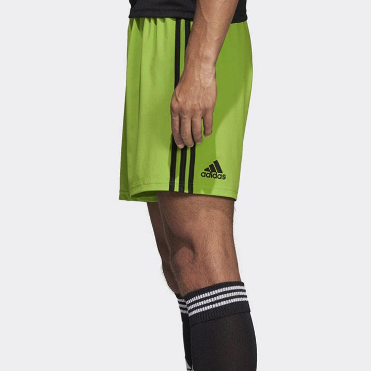 Adidas Three-Stripe Colorblock Elastic Waist Shorts Men Bottoms Green DP5368