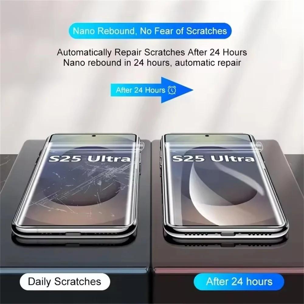 Для Samsung Galaxy S25 S24 S23 S22 S21 S20 S10 S9 S8 Plus Note 20 Ultra 10 9 8 Plus FE HD Прозрачная Полное покрытие Мягкая Гидрогелевая пленка Защитная пленка для экрана
