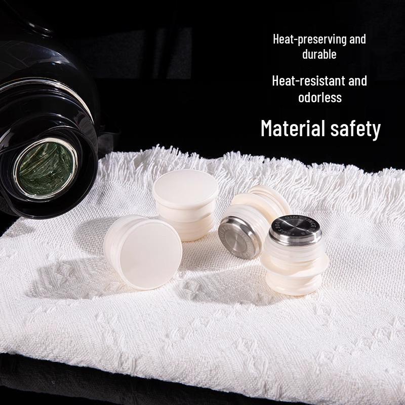 304 Stainless Steel Single Layer Vacuum Kettle - 1.6L Household Thermos with Spout