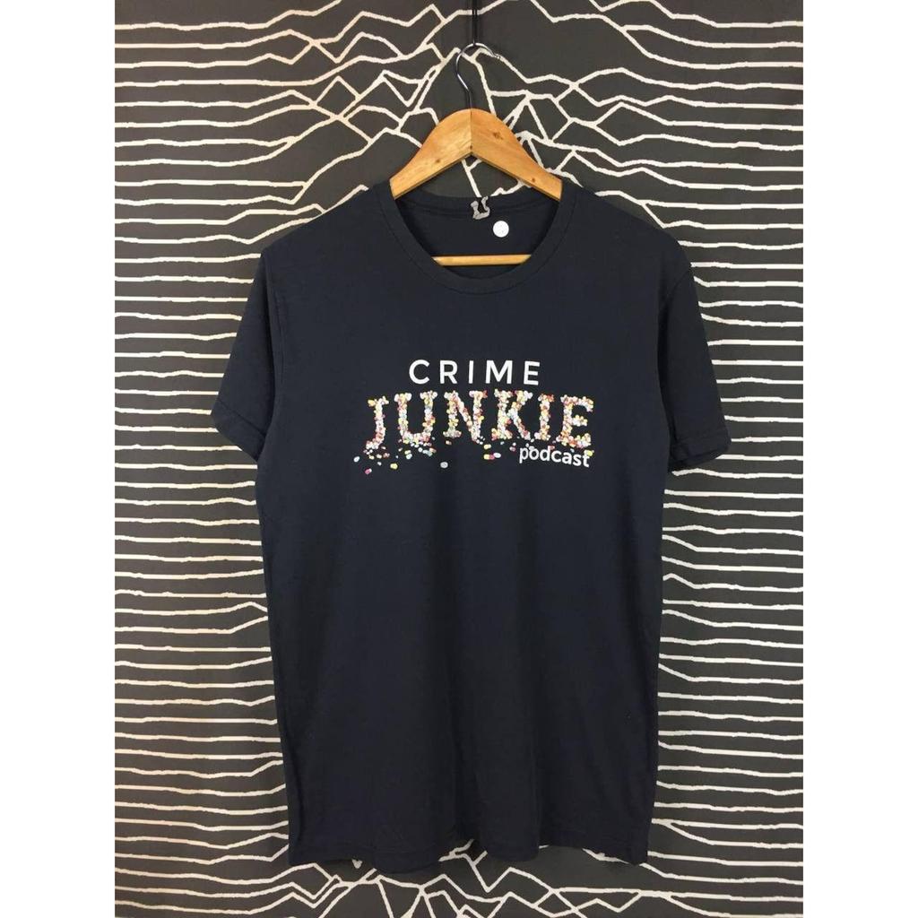 Crime Junkie Podcast Pill Logo True Crime Fan Gear Tee