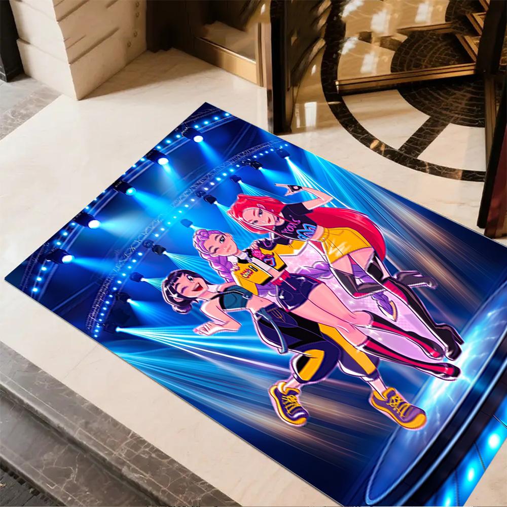 Galactic Fashion Showdown Area Rug Perfect for Dormitory Study room Living Rooms Bedrooms Anti-slip Rug Decorate Offices Spiritual Gift