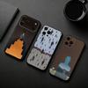 R-Рене М-Магритт A-Искусство Чехол для телефона для iPhone 17pro,16,15,14,13,12,11 Plus,Pro Max,XS,Мягкий силиконовый черный чехол