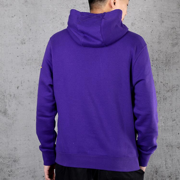 Nike Sweatshirts Men's Purple Hooded Moderate Regular CU2932-547