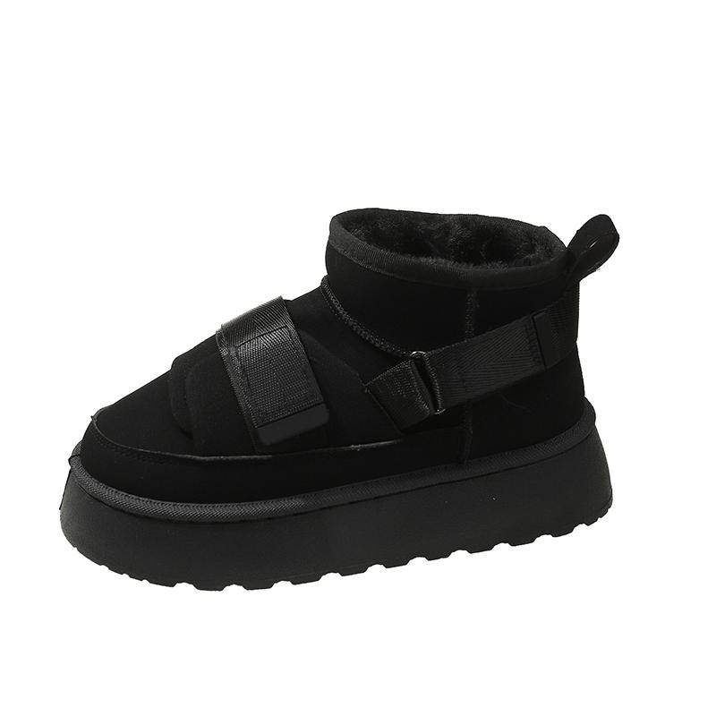 Fashion Cow Suede Winter Women's Shoes Fashion Snow Boots for Women Flat Designer Platform Boots Casual Thickening Luxury Boots Women