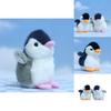 Восхитительный плюшевый брелок-пингвин, очаровательная фигурка животного, мягкая набивная игрушка 10 см