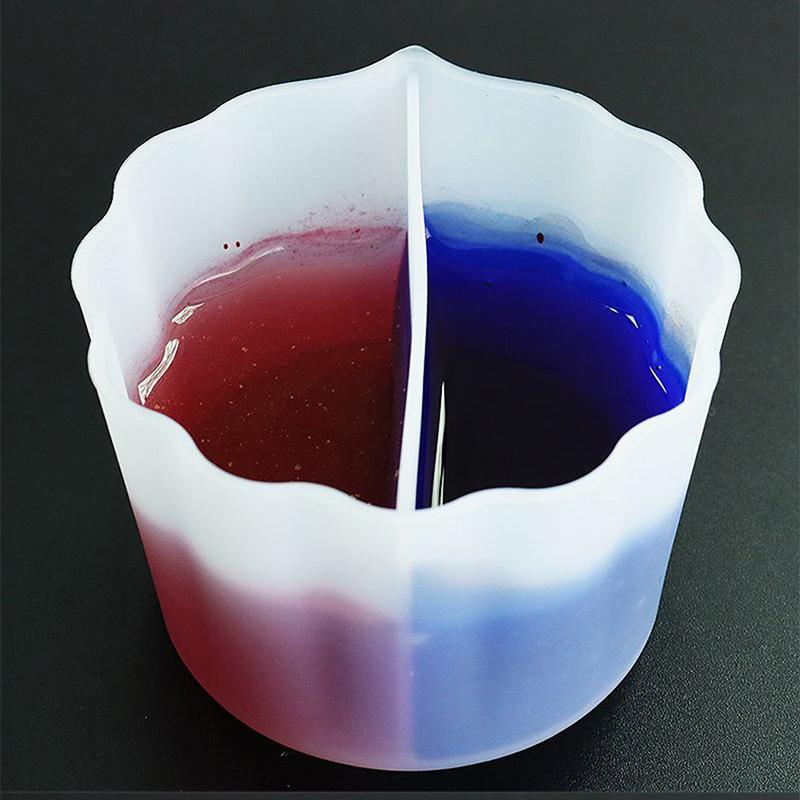 1шт силиконовые раздельные стаканчики для заливки красок акриловая краска стаканчик для заливки 5 каналов разделитель