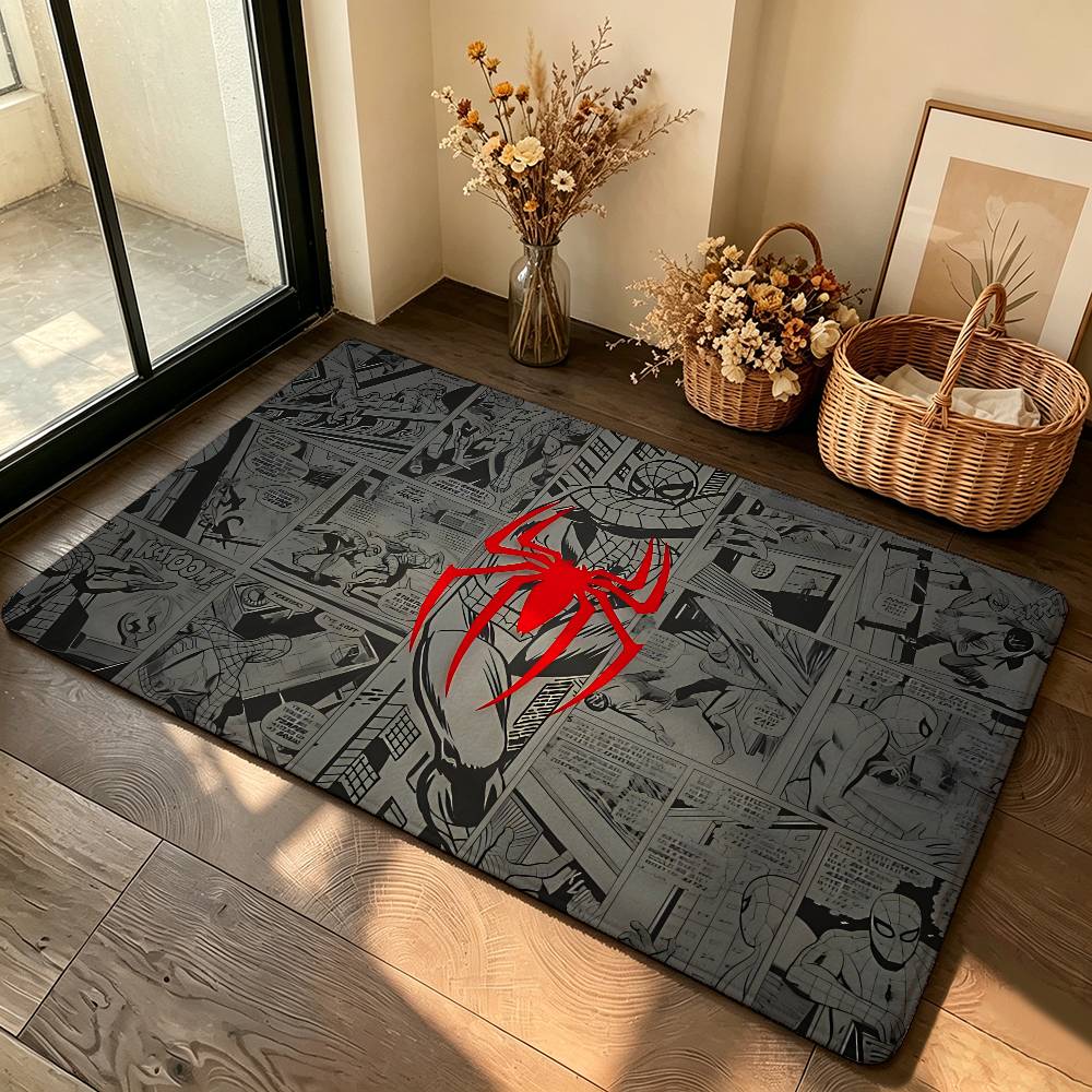 Cool-S-spider-M-manS Carpet Bathroom Anti-slip Mat Door Mat Home Decoration Mat Entrance Door Mat Scratch-resistant Door Mat