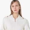 [Lacoste] Women's Short-Sleeve Zip-Up Cardigan AF800E-54N70V