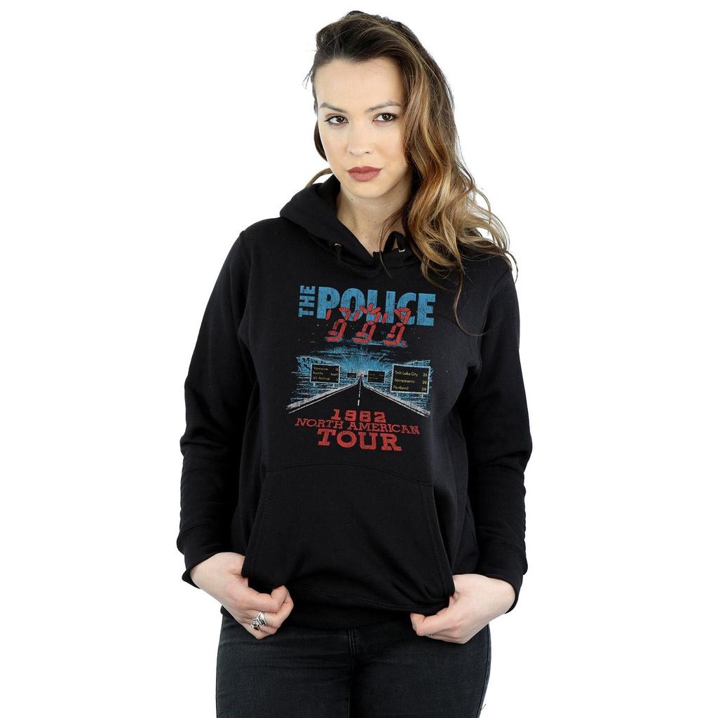The Police Womens/Ladies North American Tour V2 Hoodie