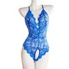 Transparent Sexy Lingerie For Woman Lace Bra Sets Crotchless Bodysuit Female Erotic Costume Sexy Deep V Neck Teddy Underwear Set