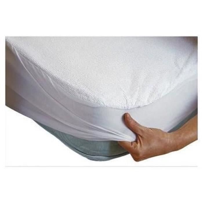 Protège matelas - LIAM ACCESS - 140x190 cm - Imperméable - Bonnet 25 cm - Lavable à 40°C