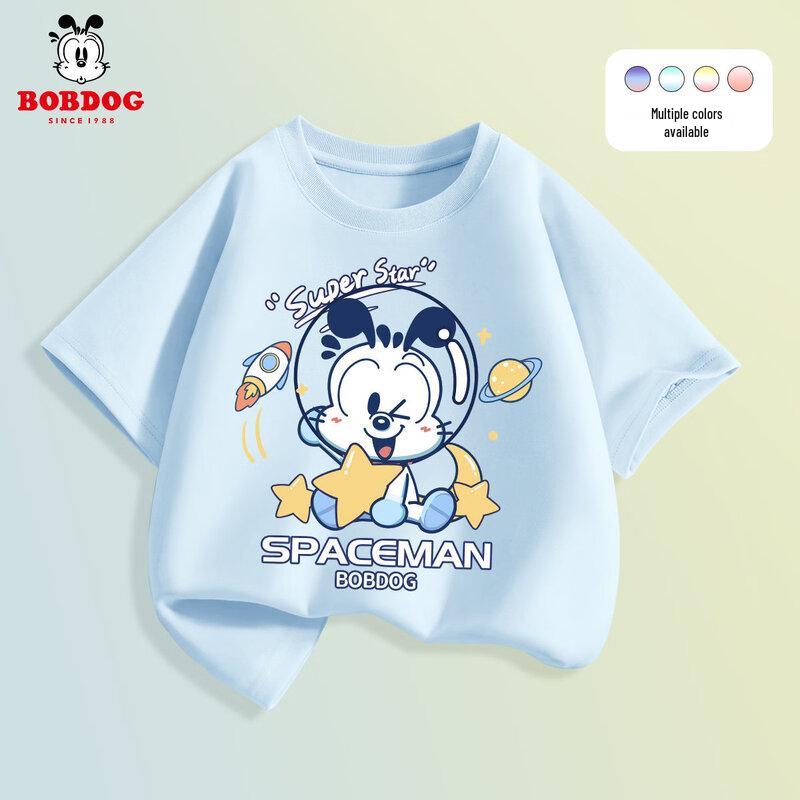 BOBDOG Boys' Cotton Short-Sleeve Summer T-Shirt