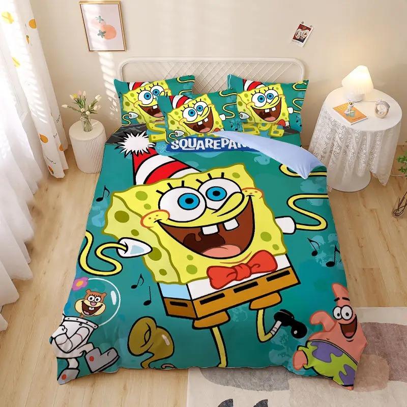 sp-pongebob squarepants Patrick Star Bedding Sets Skin Friendly Duvet Covers Comfortable And Lovely Suitable For All Ages
