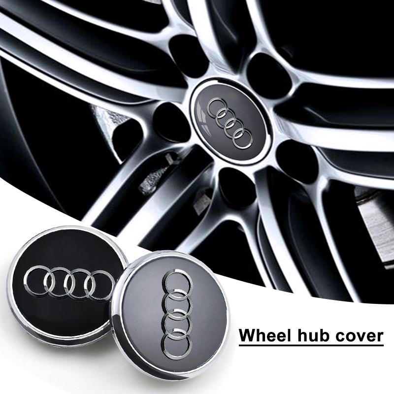 Для Audi A5 4 шт. 60 мм 61 мм 68 мм 69 мм Колпачки ступицы Audi Центральные колпачки колес автомобиля для Audi A3 A6 Q3 B5 B6 B7 A8 A5 A4 C6 C5 C7 A7 B8 B9 Q7 8P 8V 8L