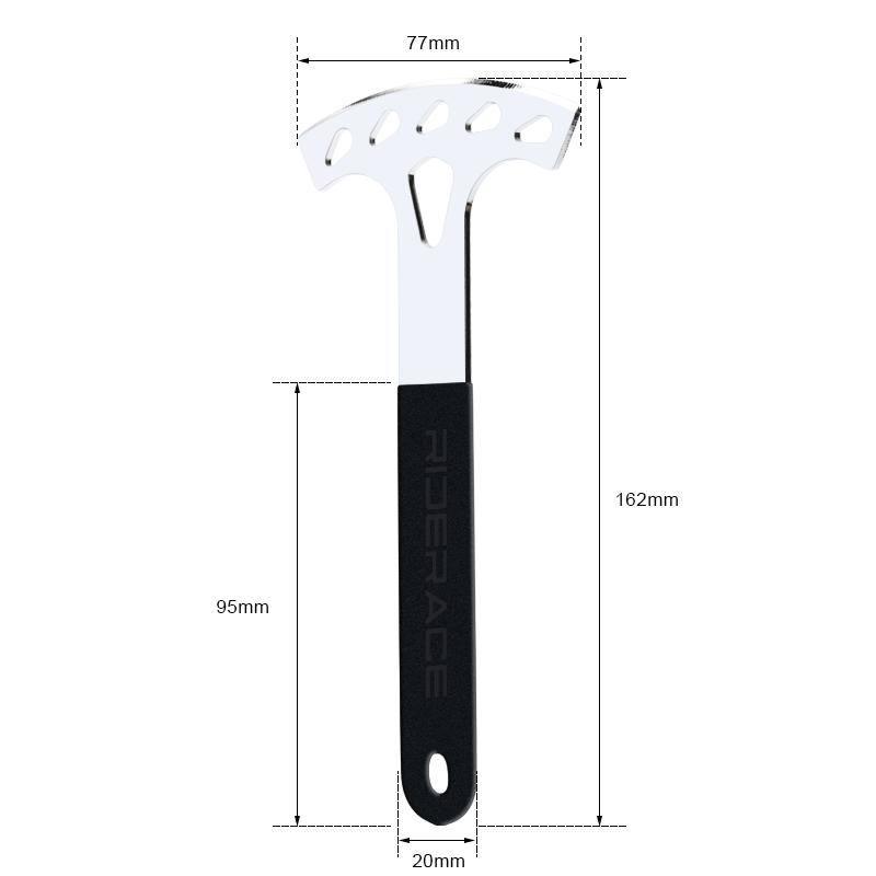 Ключ для распорки тормозных колодок велосипедного дискового тормоза, ключ для коррекции тормозного диска велосипеда из нержавеющей стали, инструмент для ремонта суппорта ротора велосипедного тормоза