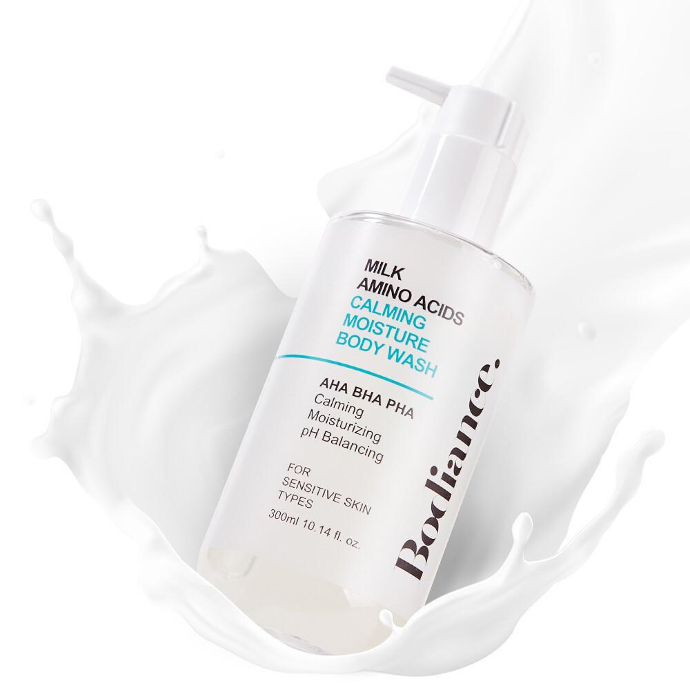 Bodiance Успокаивающий увлажняющий гель для душа с молочными аминокислотами 300 г