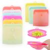 Semi Transparent Kitchen Self-Sealed Silicone Fridge Food Storage Bag Organizer