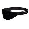 Korean Style Belt Waist Bag Wide Women Belt Bag Portable Suede Cummerbunds  Female