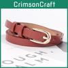 Buckle Womens Halfround Belt Versatile Minimalist Decorative Style Korean