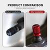 FFYE5 4PCS Car Tire Valve Caps Cover Aluminum Tire Wheel Stem Cap For Mercedes Benz W124 W203 W204 CITAN R CLASS SPRINTER V CLASS