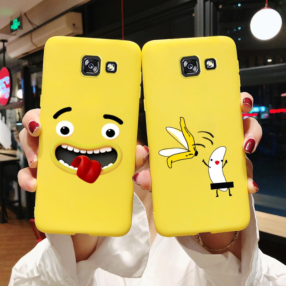 case For Samsung Galaxy A7 2017 Case Cute Painted silicon soft tpu phone back Cover Bumper For Samsung A7 2017 A720 A720f Cases
