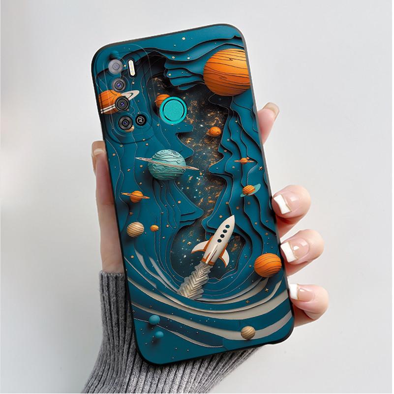 Чехол для Tecno Pouvoir 4 Pro LC7 LC8 Мягкий Силиконовый TPU Чехол для Телефона Для Tecno Pouvoir 4 4Pro LC 7 LC 8 Задняя Крышка Цветочные Fundas