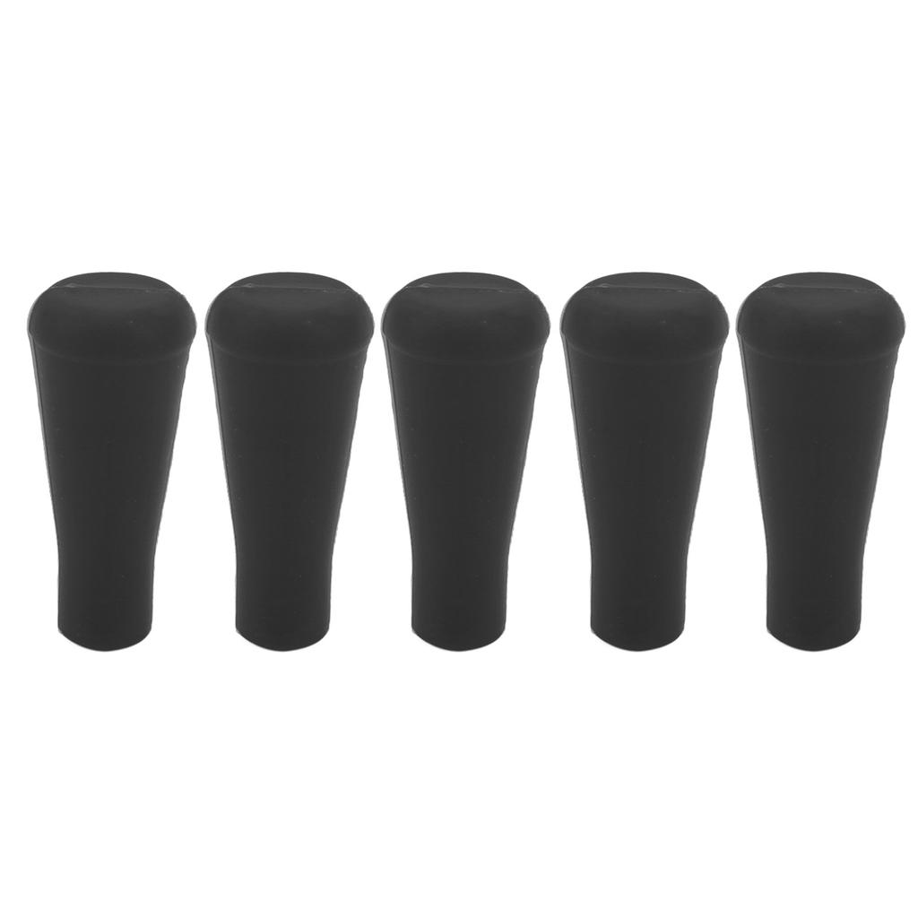 5PCS Archery Arrow Tip 8MM Inner Diameter Rubber Arrow Points For Arrows Training Outdoor Black