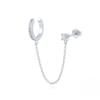 Серьги-подвески Цепочка Зажимы-клипсы на уши Стиль Ear Cuff Серьги в стиле Helix Простой стиль Серьги для козелка Ухо