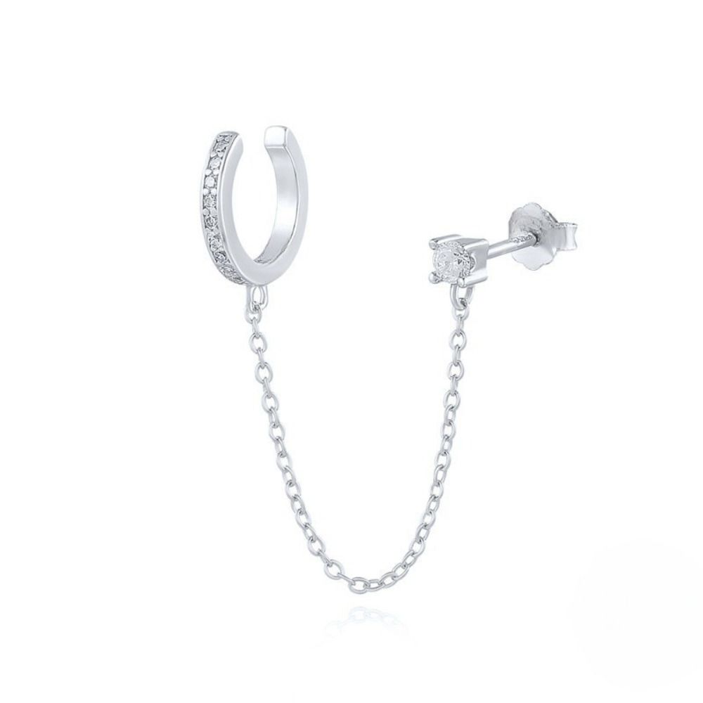 Серьги-подвески Цепочка Зажимы-клипсы на уши Стиль Ear Cuff Серьги в стиле Helix Простой стиль Серьги для козелка Ухо
