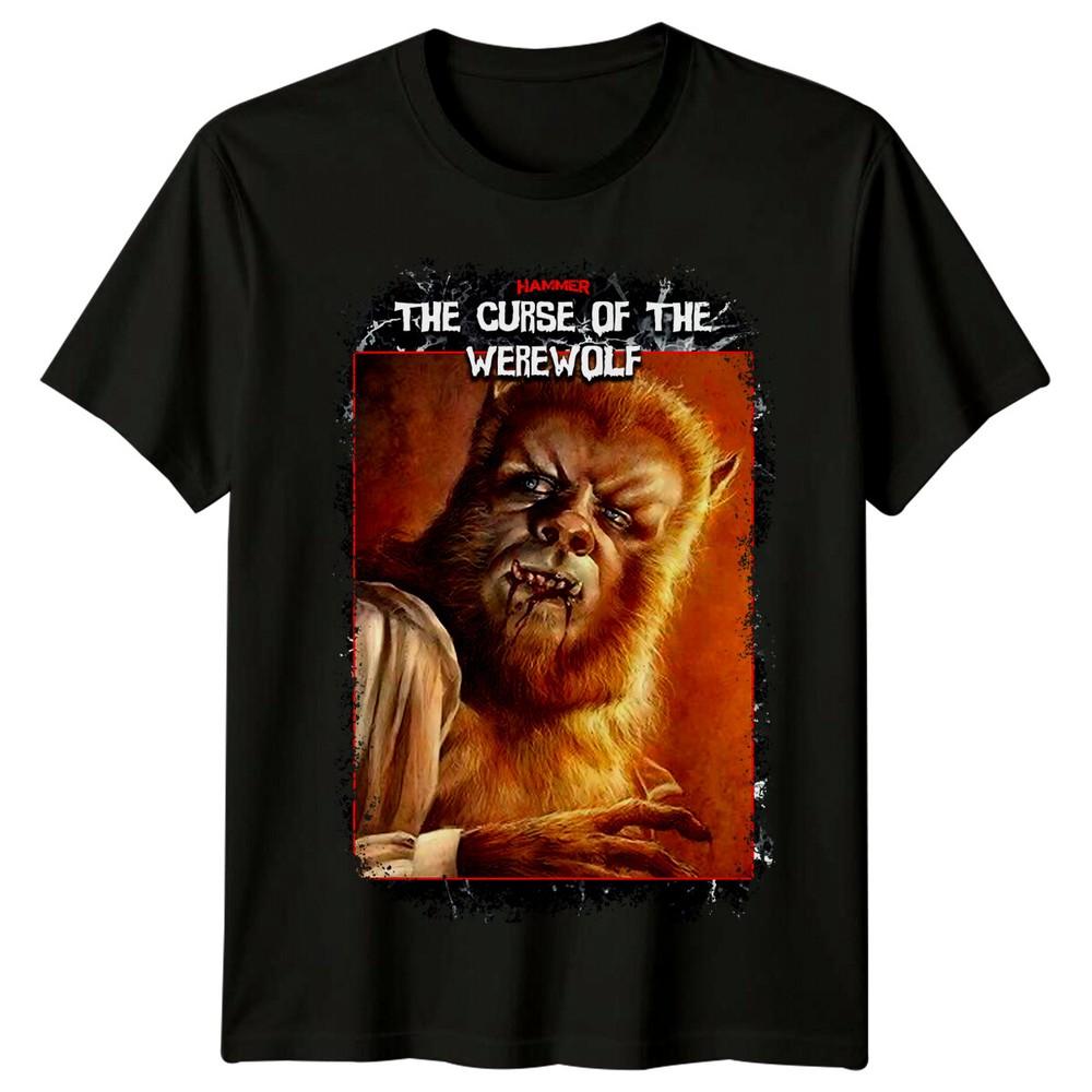 Проклятие оборотня (1961) Футболка в стиле ретро 80-х, вдохновленная кинопостерами.