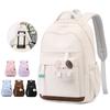 Girls Waterproof Backpack Student Schoolbag Lightweight Large Capacity Outdoor Backpack