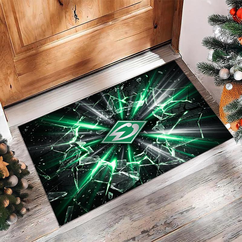 Werder Bremen Football Print Crystal Velvet Rug, Comfortable Water Absorbent Non Slip Indoor Floor Carpet