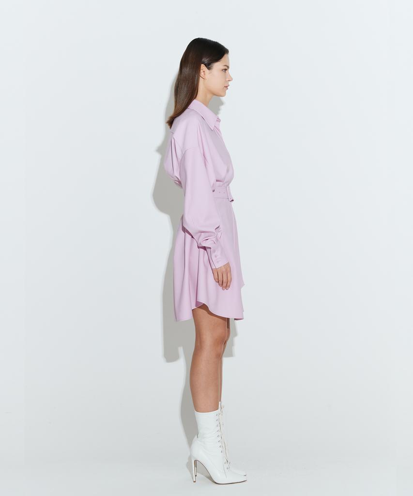 Chaenyuyog The Boss Long Wool Dress [Lavender]