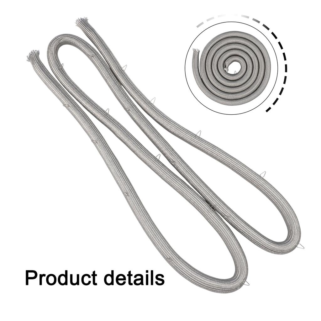 Metal Oven Door Seal Gasket With 19 Mounting Clips Complete Installation Kit Toaster Door Sealing Gasket WB32K5039 Replace Par
