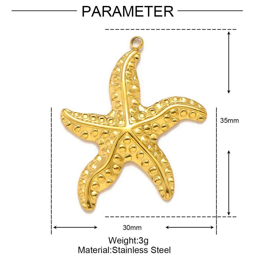 5pcs/Lot French Retro Stainless Steel Seahorse Starfish DIY Charms Women Turtle Elephant Dolphin Necklace Pendant Animal Jewelry