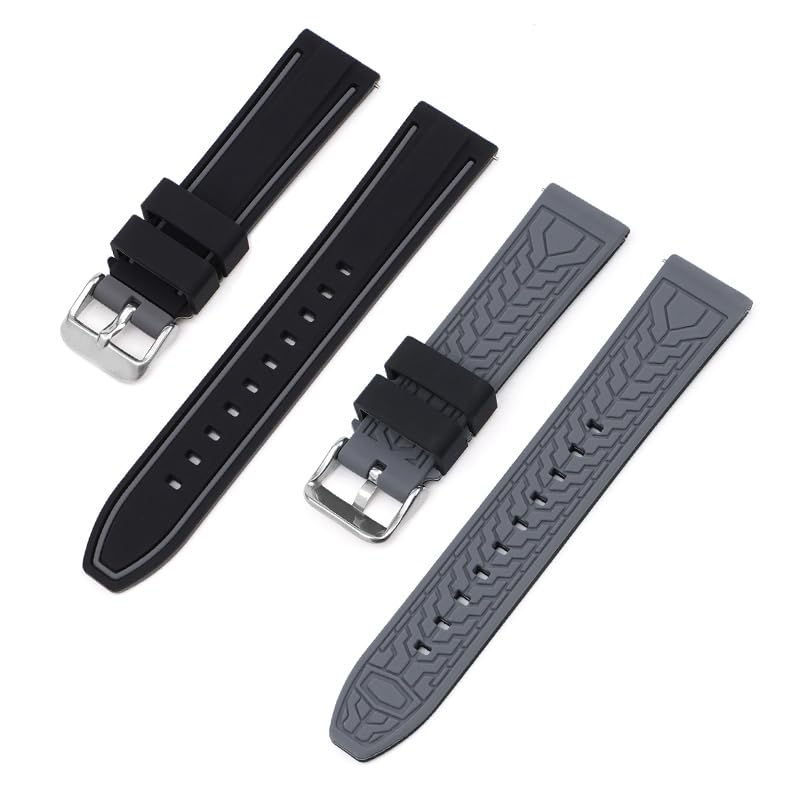 King Omega Swatch X Compatible Rubber Watch Strap with MoonSwatch Replacement Rubber Available In 11 Bioceramic MOONSWATCH Type 2 [Import Original]